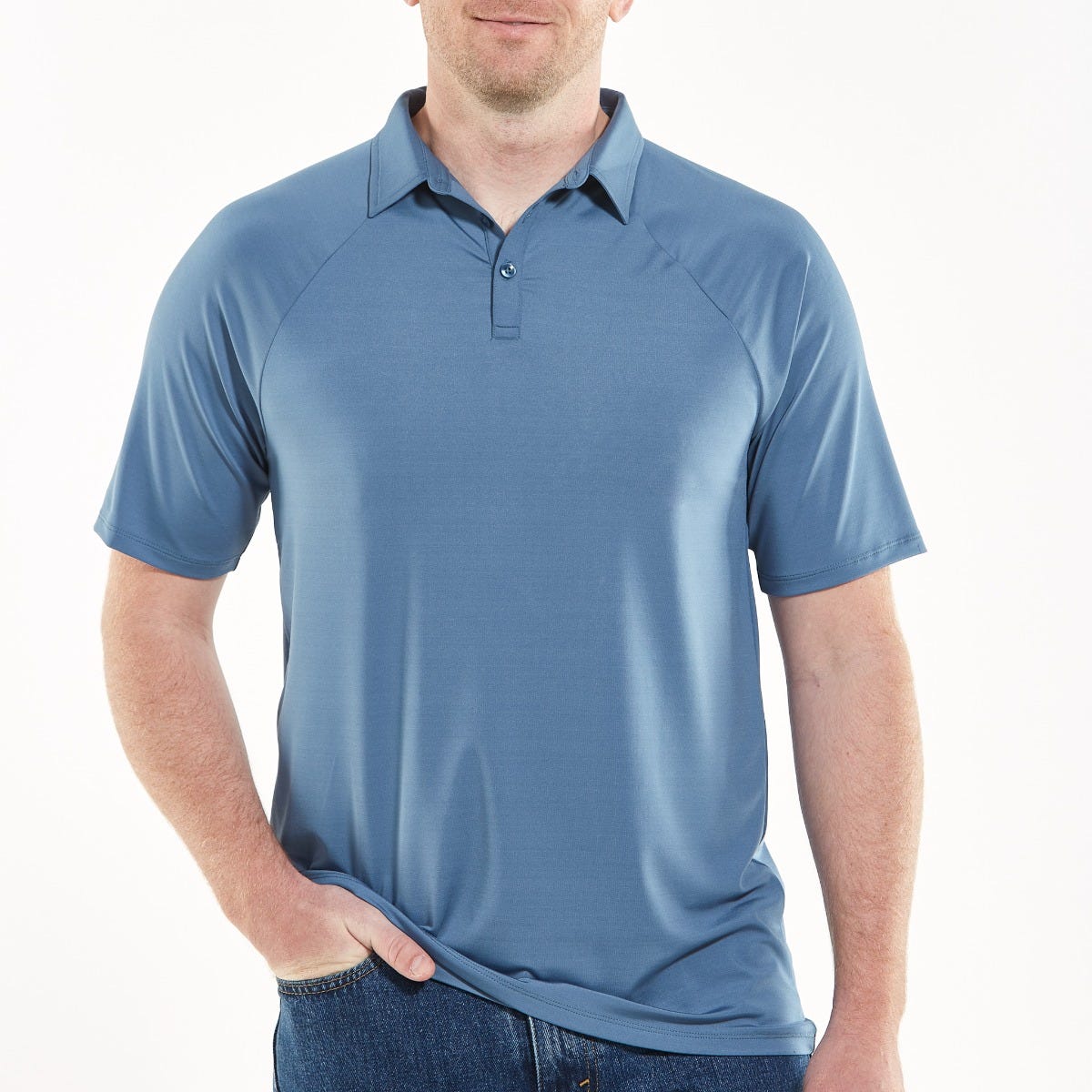 Men's Resort Short Sleeve Polo | Lake Water