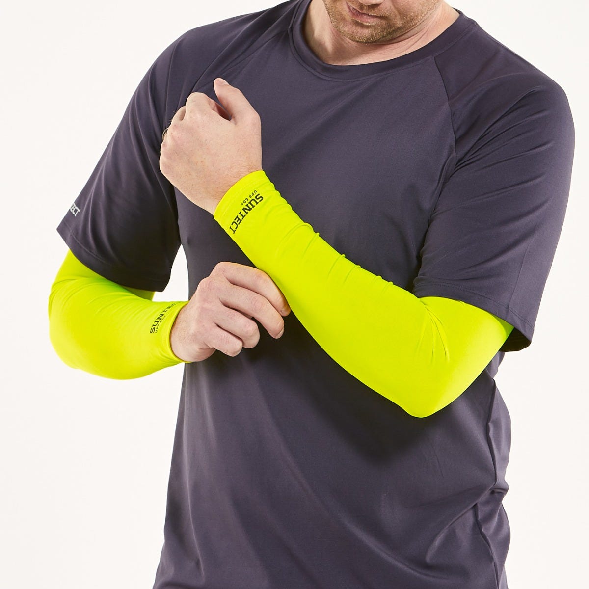 Unisex Switchback Sun Sleeve | Safety Yellow