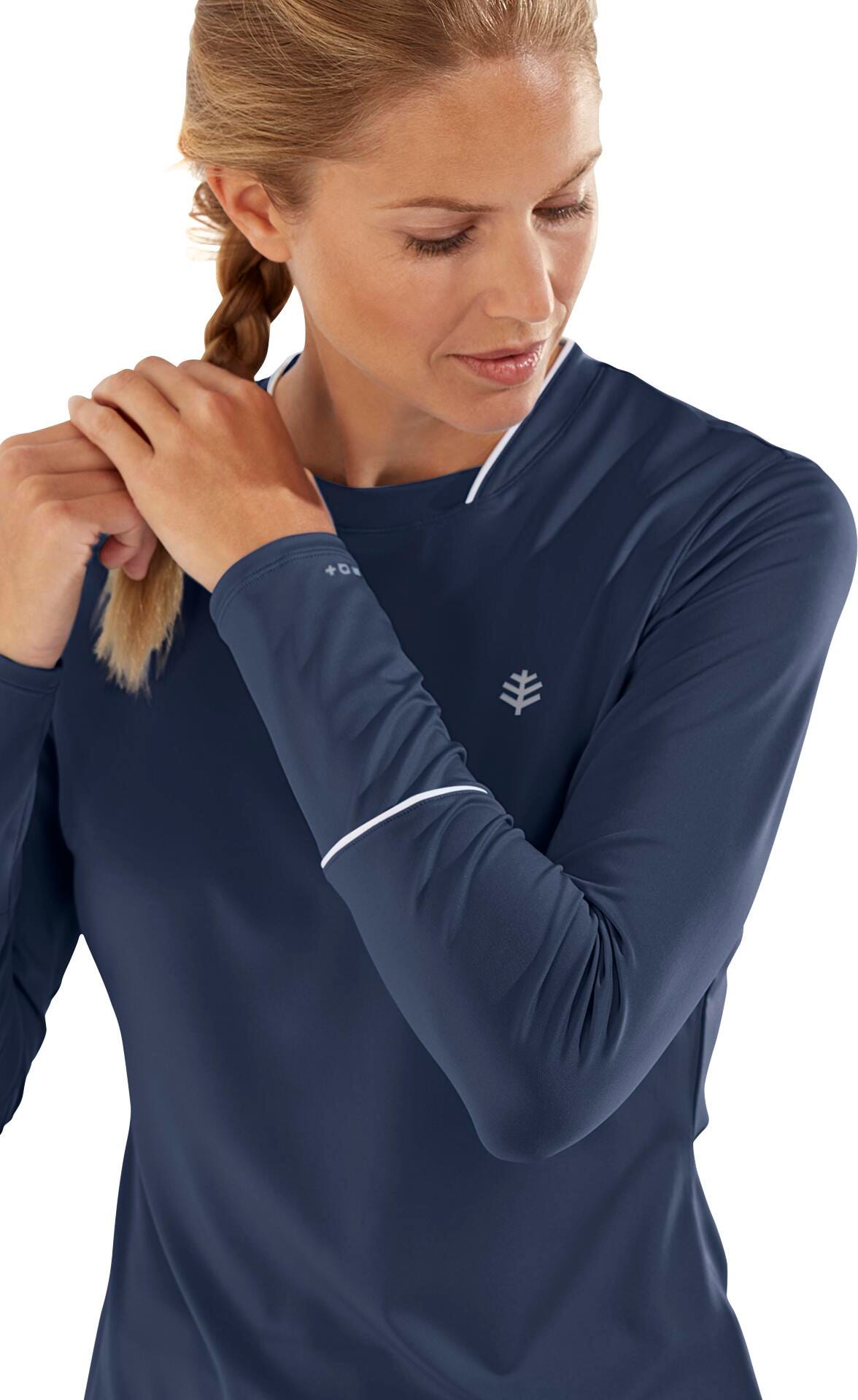 Women's Match Point Long Sleeve T-Shirt | Navy
