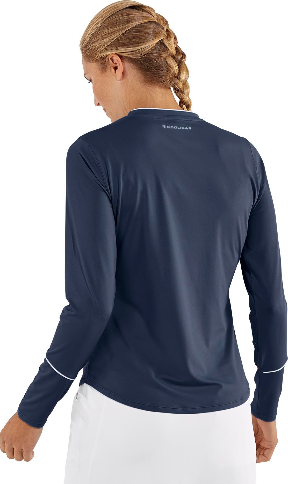 Women's Match Point Long Sleeve T-Shirt | Navy