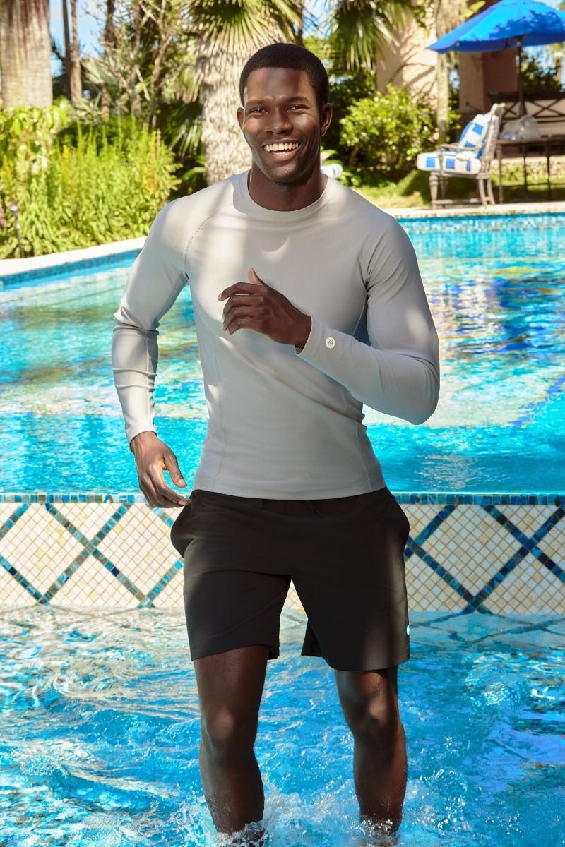 Men's Hightide Lite Long Sleeve Shirt | Slate