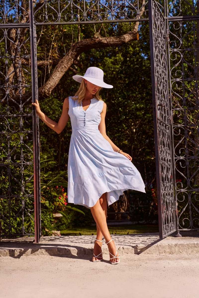 Women's Monroe Button Front Maxi Dress | Skyride Perfect Peony