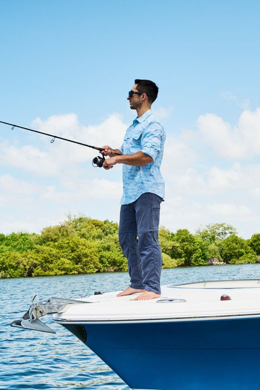 Men's Nassau Fishing Shirt | Skyride Coastal Camo
