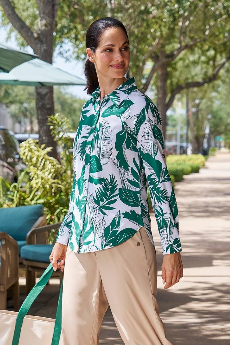 Women's Rhodes Shirt | Eden Palm Paradise