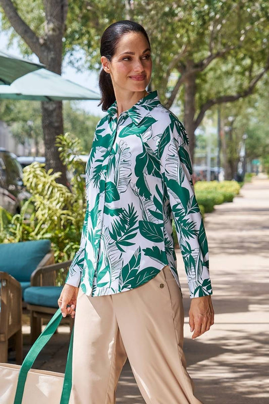 Women's Rhodes Shirt | Eden Palm Paradise