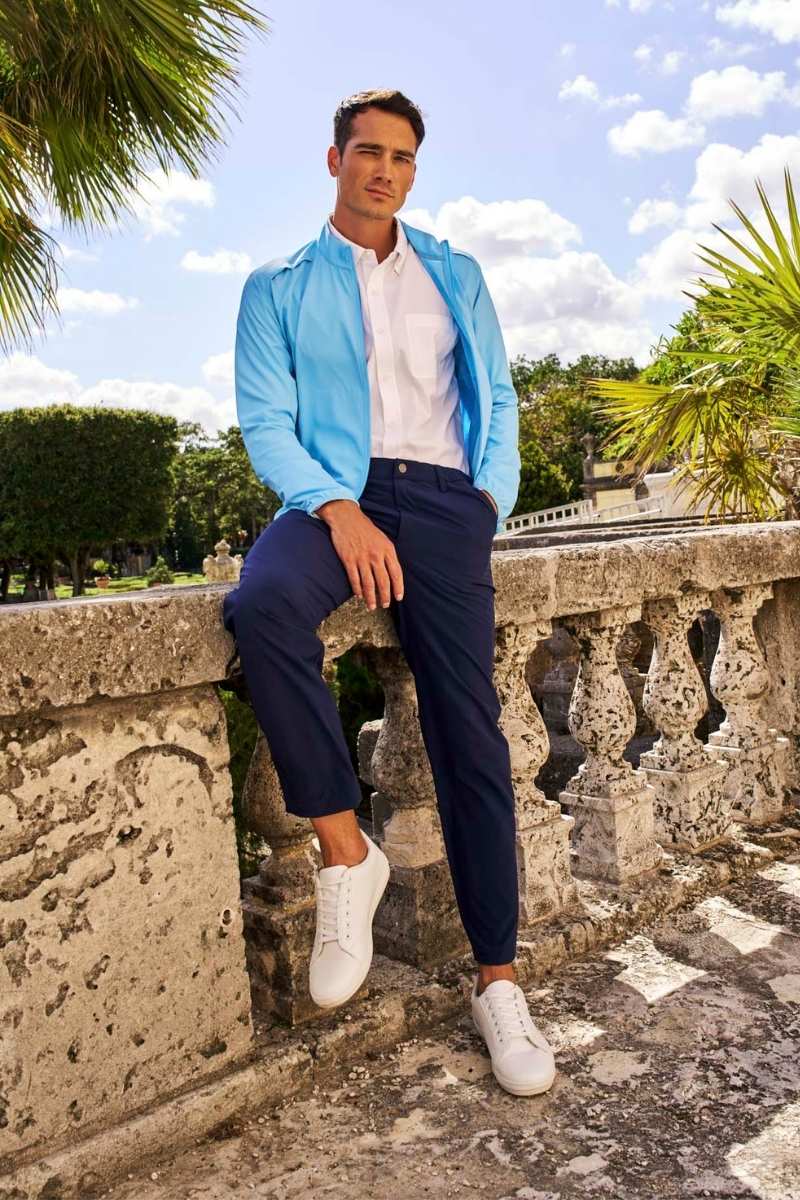 Men's Arcadian Packable Sunblock Jacket | Artic Blue