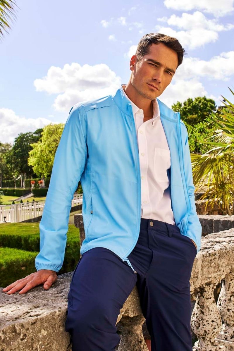 Men's Arcadian Packable Sunblock Jacket | Artic Blue