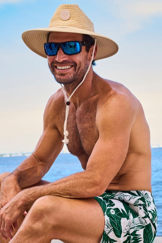 Unisex Bondi Lifeguard Straw Hat | Natural