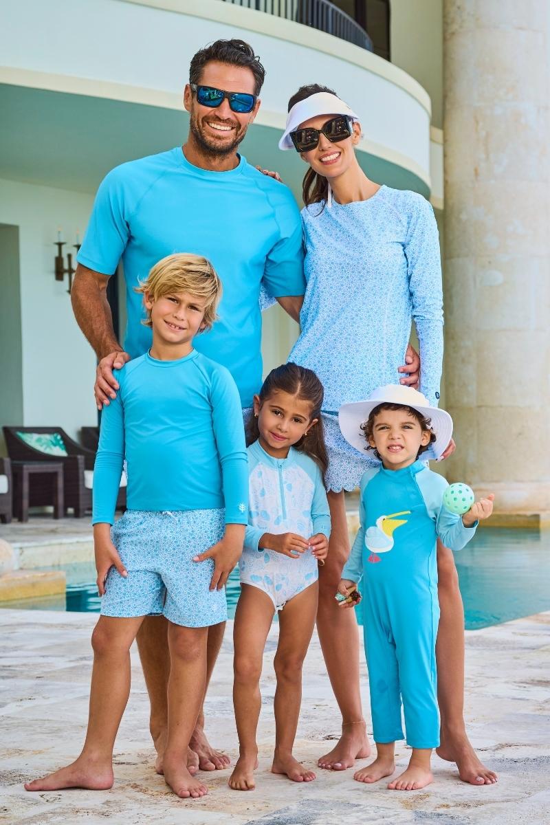 Men's Hightide Short Sleeve Swim Shirt | Malibu Blue