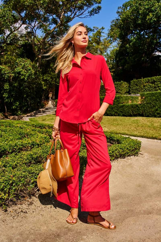 Women's Rhodes Shirt | Cherry