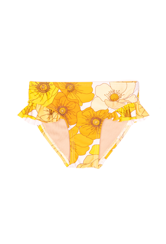 Girls' Ruffle Swim Bottoms | Sunset Floral
