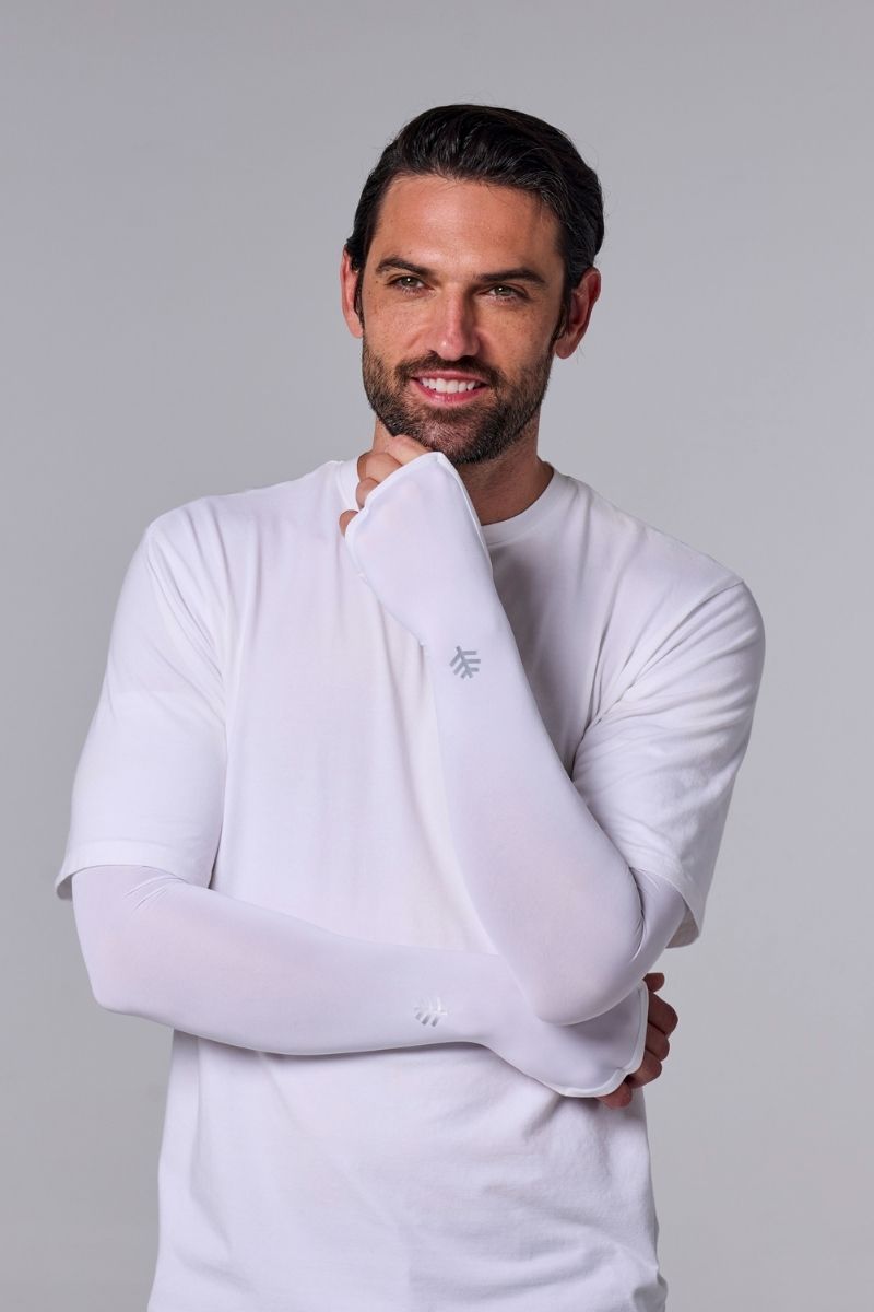 Men's Backspin Performance Sleeve | White