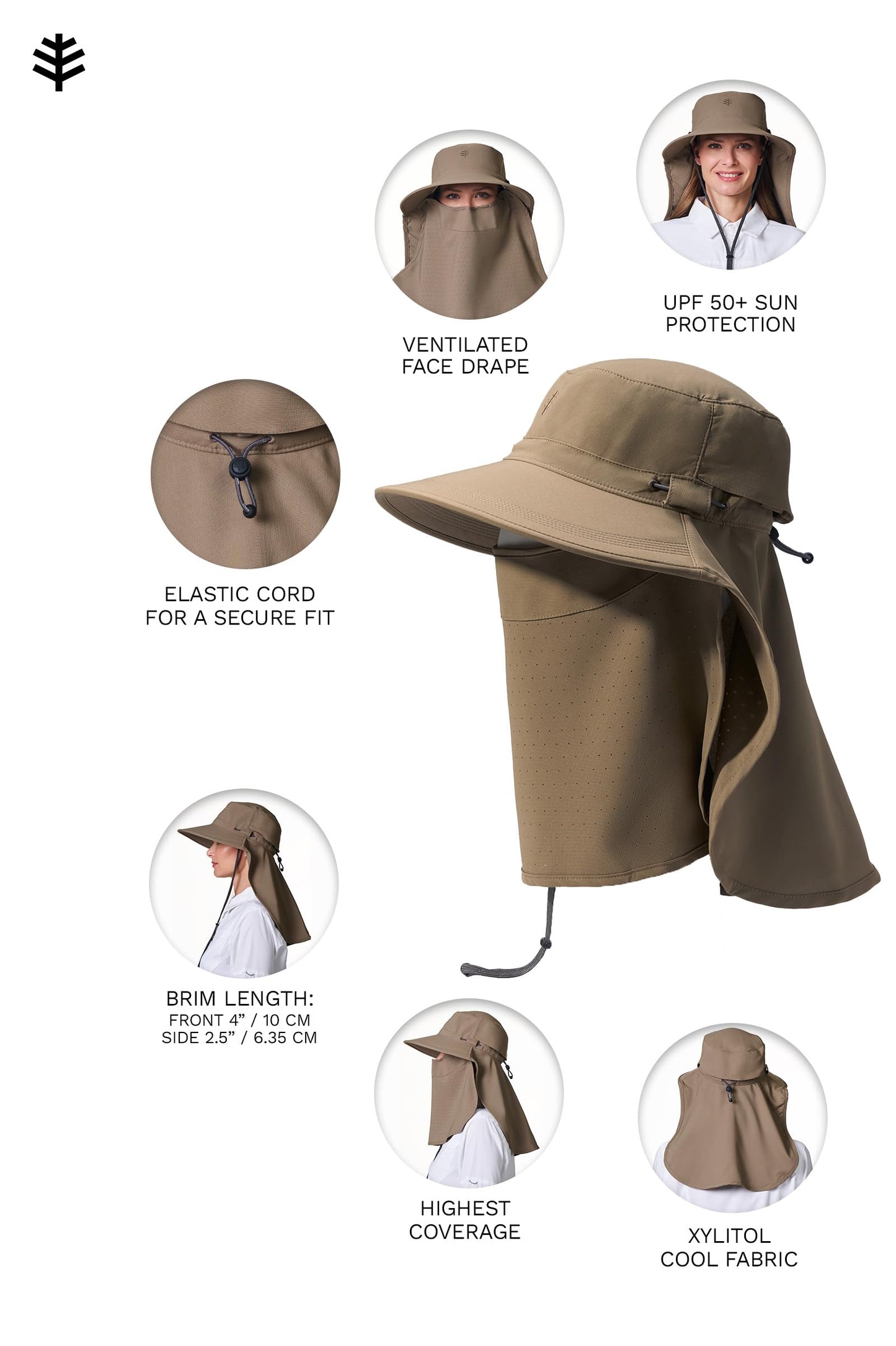 Men's Stevie Ultra Sun Hat | Stone