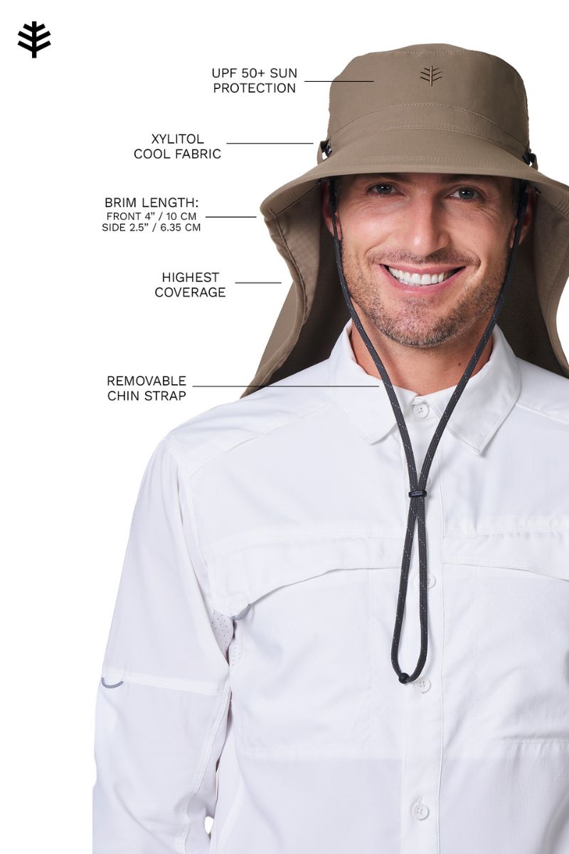 Men's Stevie Ultra Sun Hat | Khaki
