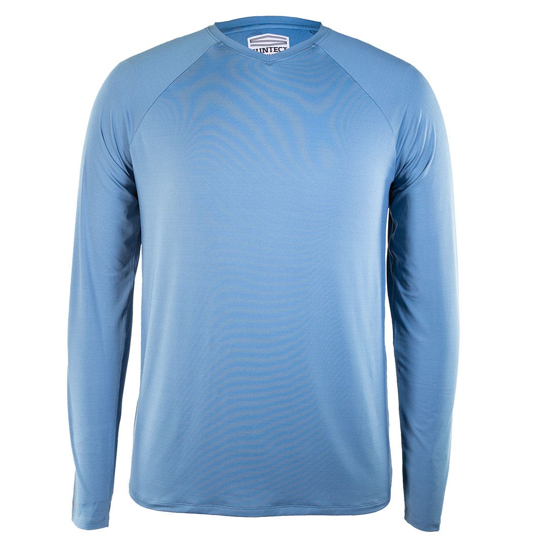 Men's Bosun V-Neck Long Sleeve T-Shirt | Lake Water