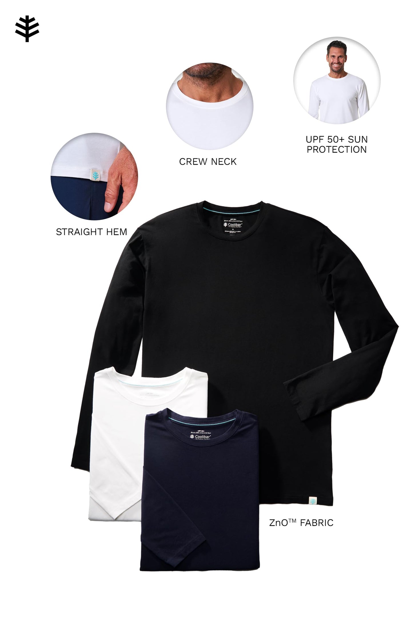 Men's Morada Everyday Long Sleeve T-Shirt | White