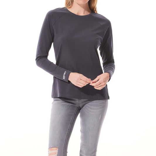 Women's Contractor Long Sleeve T-Shirt | Charcoal