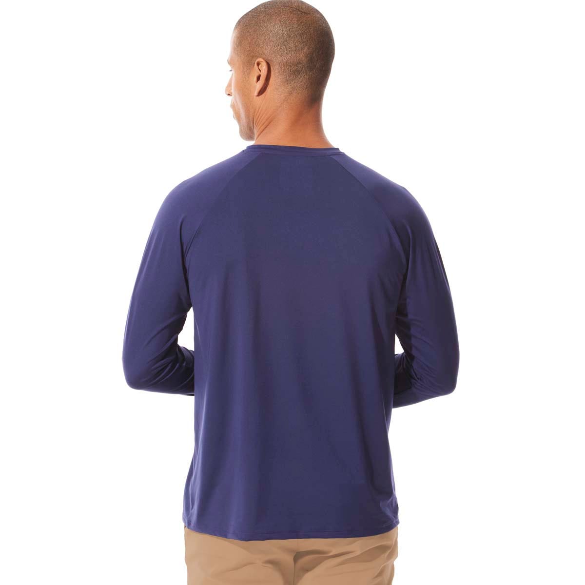 Men's Bosun V-Neck Long Sleeve T-Shirt | Midnight Blue