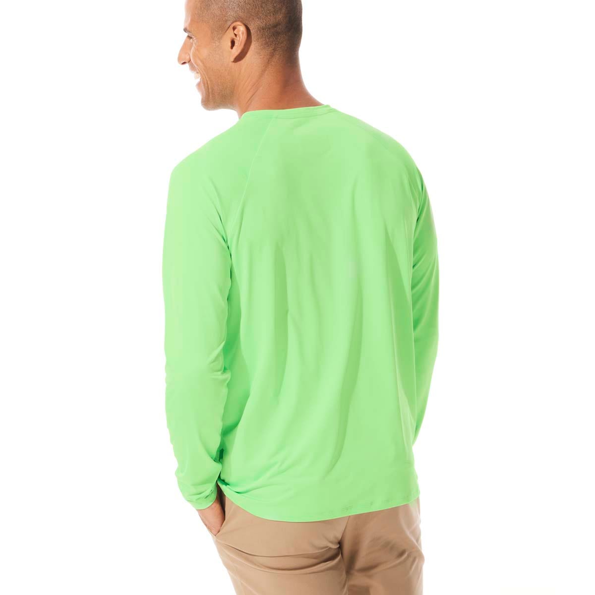 Men's Bosun V-Neck Long Sleeve T-Shirt | Turf Green