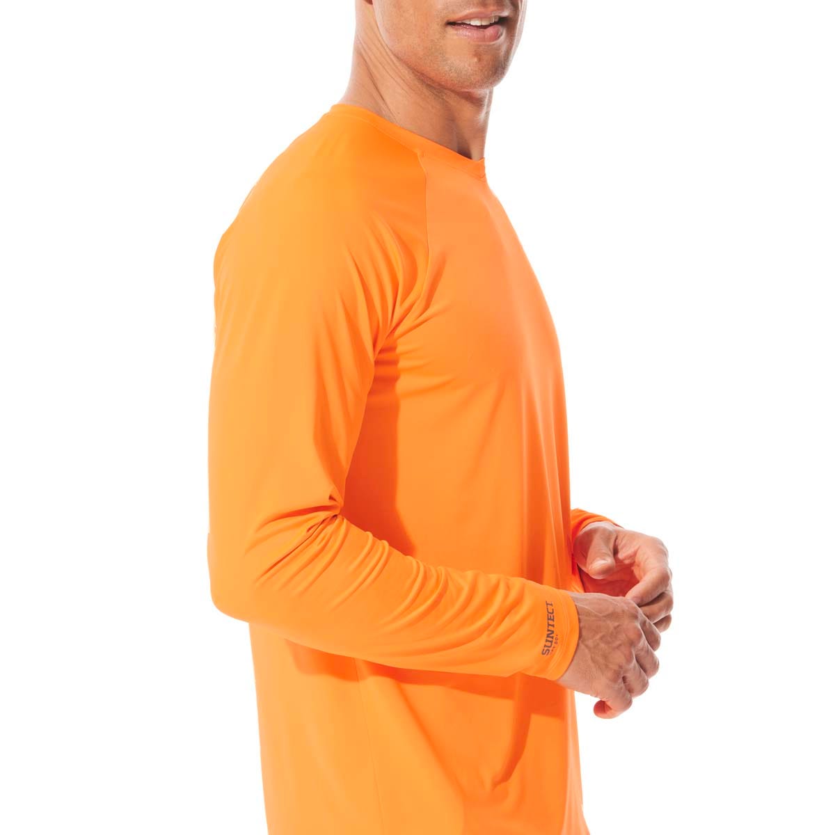 Men's Bosun V-Neck Long Sleeve T-Shirt | Zone Orange