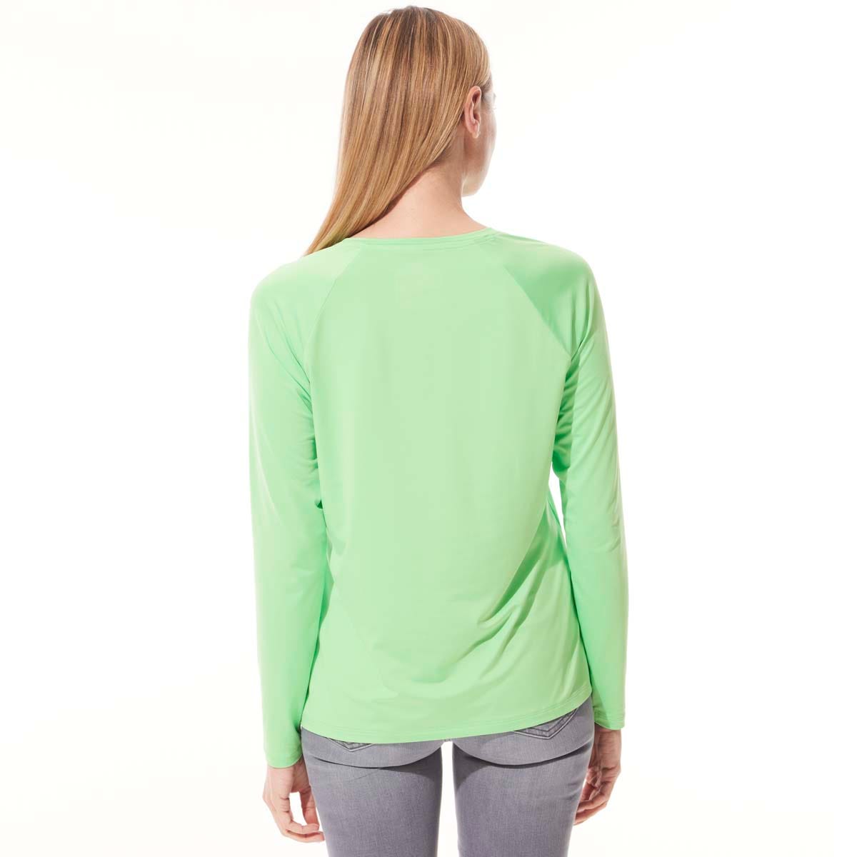 Women's Bosun V-Neck Long Sleeve T-Shirt | Turf Green