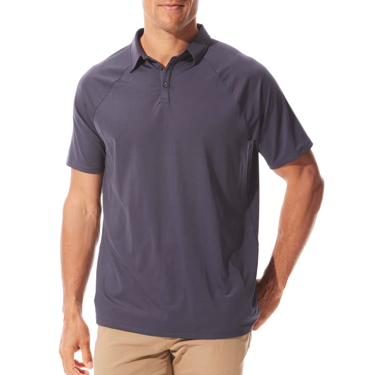 Men's Resort Short Sleeve Polo | Charcoal