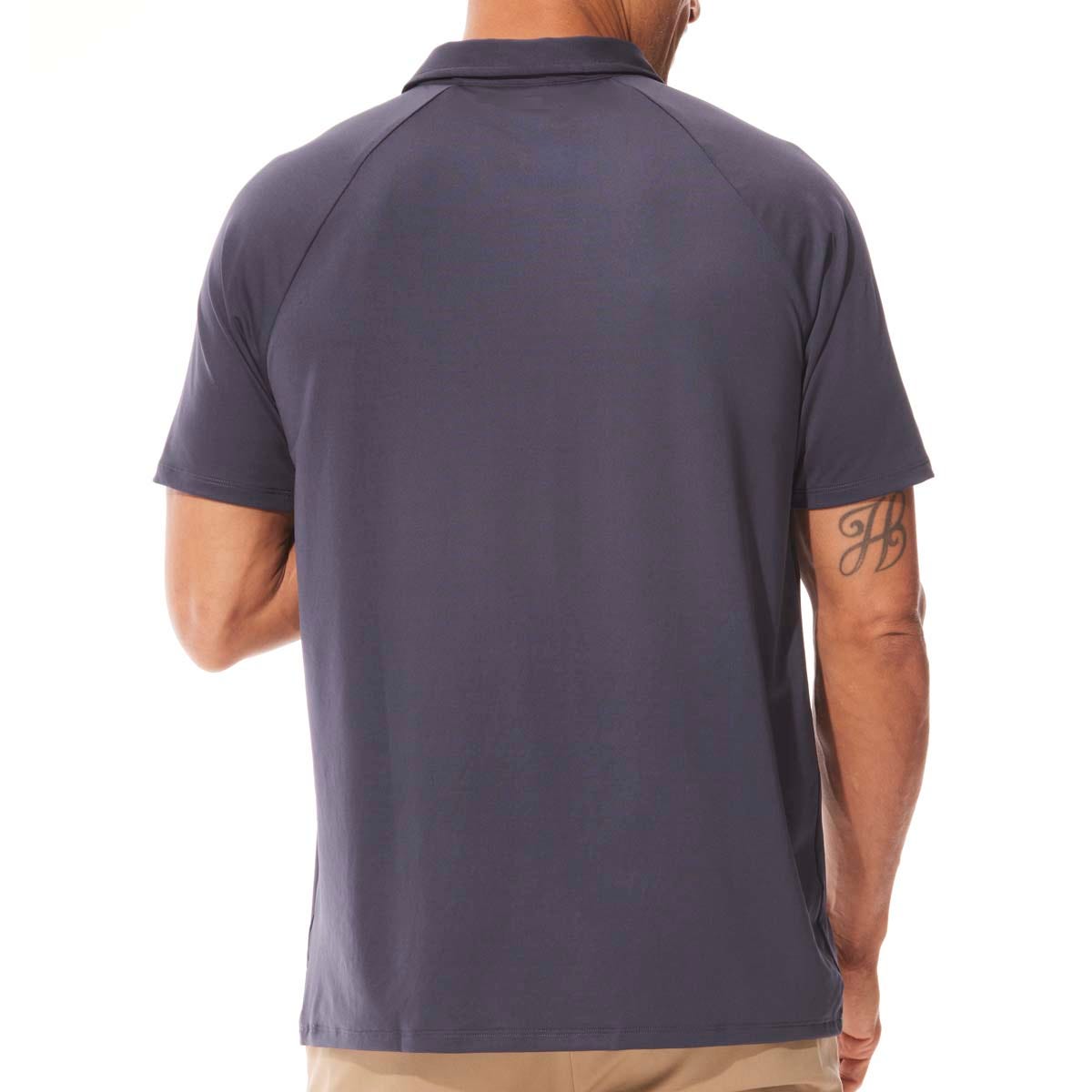 Men's Resort Short Sleeve Polo | Charcoal
