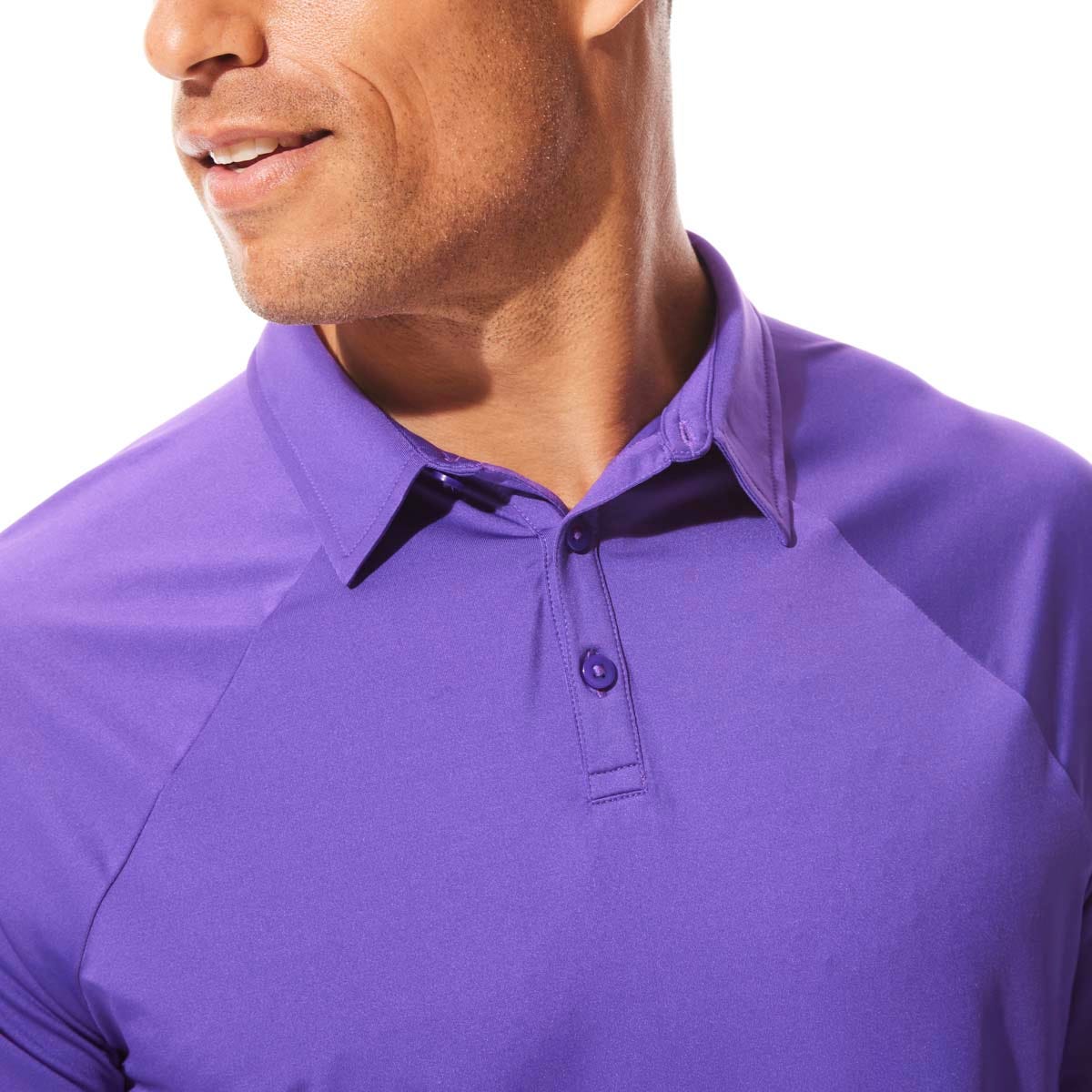 Men's Resort Short Sleeve Polo | Purple