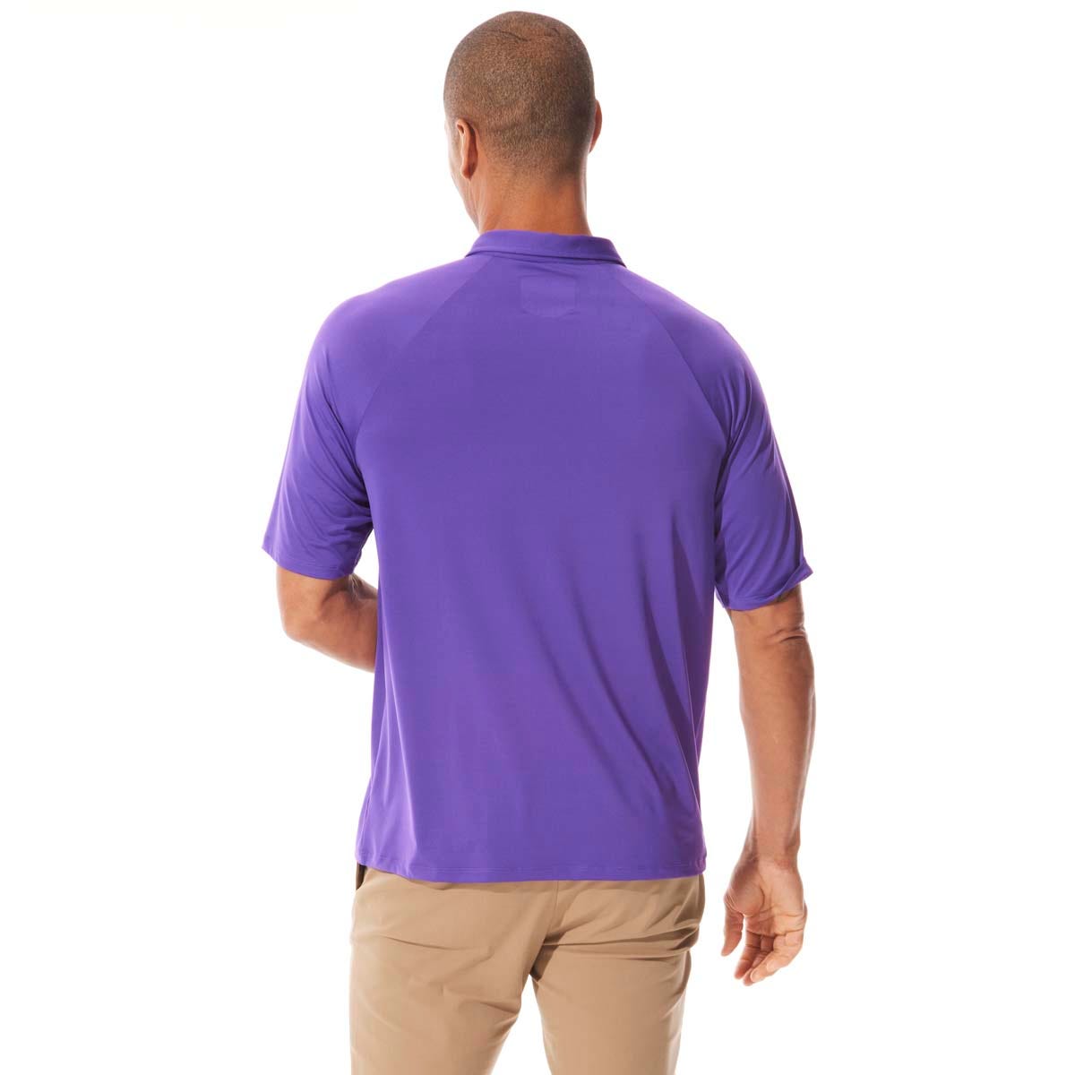 Men's Resort Short Sleeve Polo | Purple