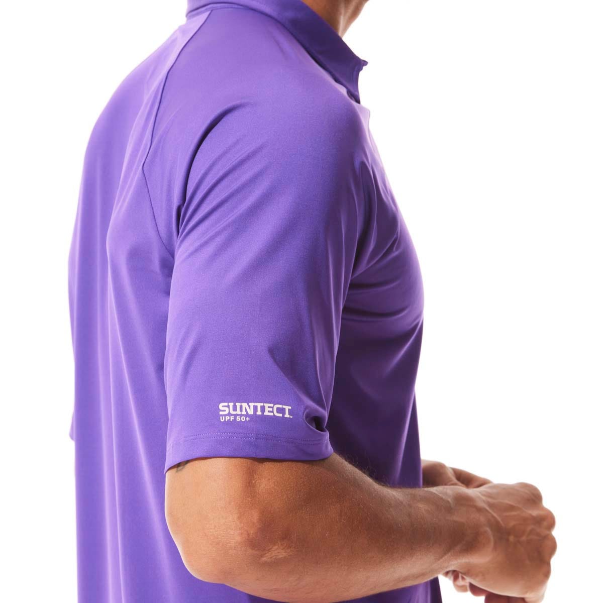 Men's Resort Short Sleeve Polo | Purple